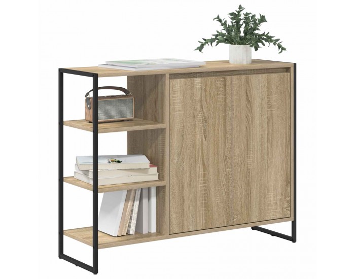 Sonata H Страничен шкаф Сонома 96.5 x 30 x 75 см Инженерно дърво