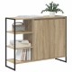 Sonata H Страничен шкаф Сонома 96.5 x 30 x 75 см Инженерно дърво