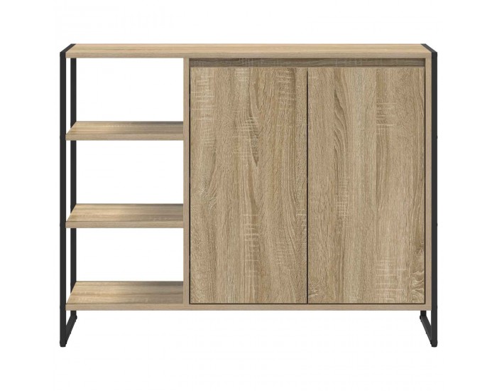 Sonata H Страничен шкаф Сонома 96.5 x 30 x 75 см Инженерно дърво