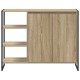 Sonata H Страничен шкаф Сонома 96.5 x 30 x 75 см Инженерно дърво