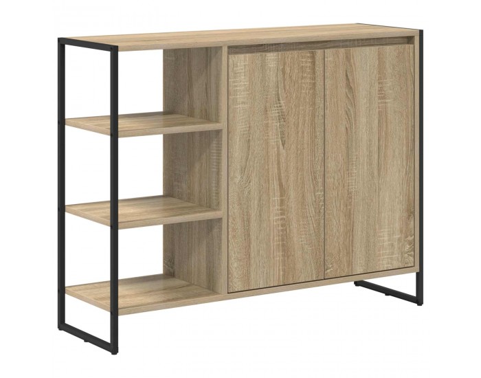 Sonata H Страничен шкаф Сонома 96.5 x 30 x 75 см Инженерно дърво