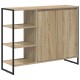 Sonata H Страничен шкаф Сонома 96.5 x 30 x 75 см Инженерно дърво