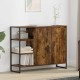 Sonata H Страничен шкаф Димящ дъб 96.5 x 30 x 75 см Инженерно дърво