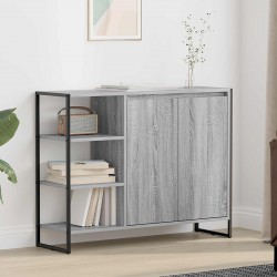 Sonata H Страничен шкаф Сив Сонома 96.5 x 30 x 75 см Инженерно дърво - Corpuri, vitrine, biblioteci modulare