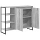 Sonata H Страничен шкаф Сив Сонома 96.5 x 30 x 75 см Инженерно дърво