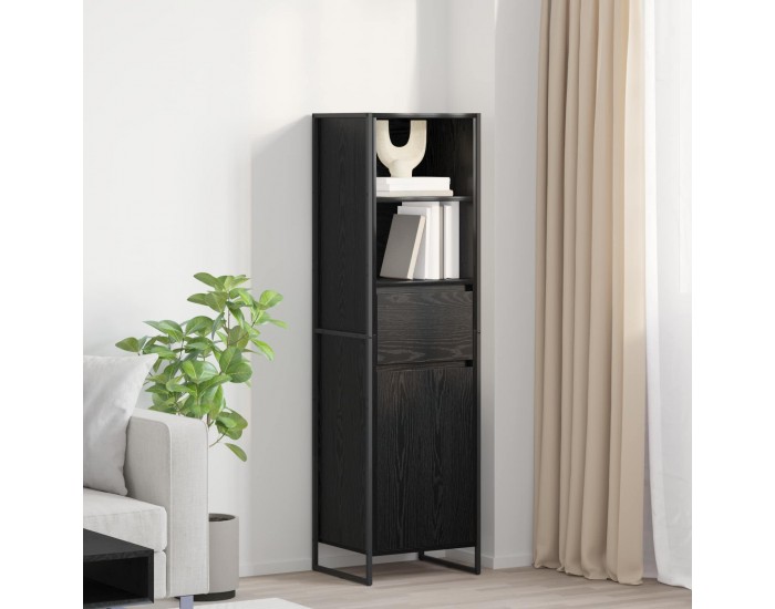 Sonata H Шкаф за книги Черния дъб 43 x 36 x 150.5 см Инженерно дърво