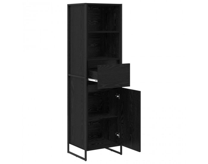 Sonata H Шкаф за книги Черния дъб 43 x 36 x 150.5 см Инженерно дърво