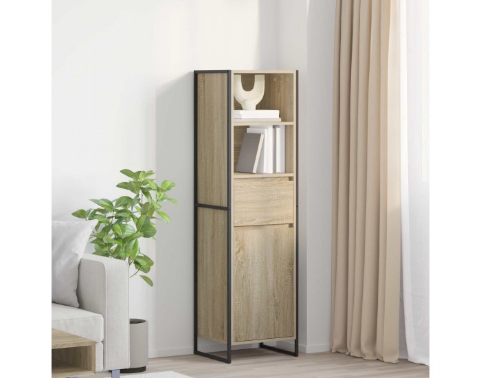 Sonata H Шкаф за книги Сонома 43 x 36 x 150.5 см Инженерно дърво