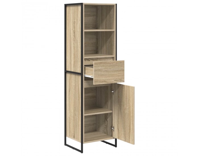 Sonata H Шкаф за книги Сонома 43 x 36 x 150.5 см Инженерно дърво