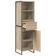 Sonata H Шкаф за книги Сонома 43 x 36 x 150.5 см Инженерно дърво