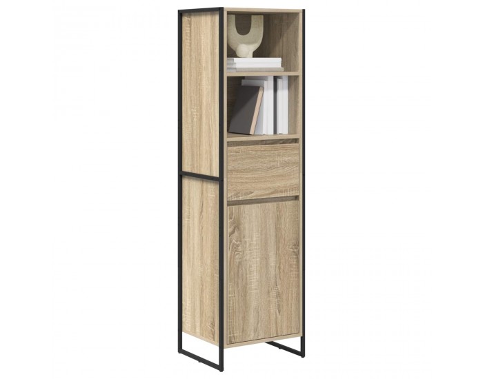Sonata H Шкаф за книги Сонома 43 x 36 x 150.5 см Инженерно дърво