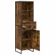 Sonata H Шкаф за книги Димящ дъб 43 x 36 x 150.5 см Инженерно дърво