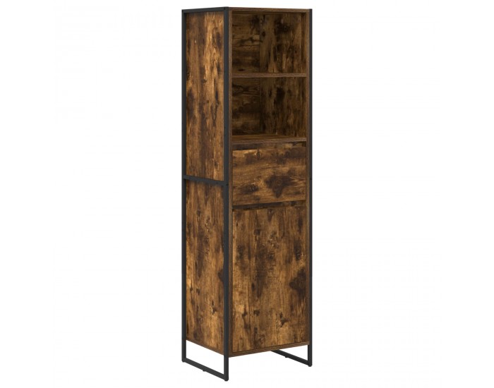Sonata H Шкаф за книги Димящ дъб 43 x 36 x 150.5 см Инженерно дърво