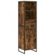 Sonata H Шкаф за книги Димящ дъб 43 x 36 x 150.5 см Инженерно дърво