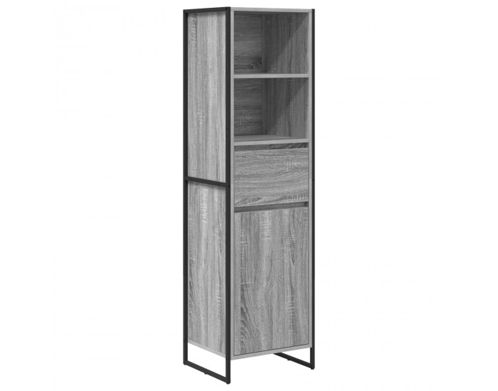 Sonata H Шкаф за книги Сив Сонома 43 x 36 x 150.5 см Инженерно дърво