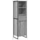 Sonata H Шкаф за книги Сив Сонома 43 x 36 x 150.5 см Инженерно дърво