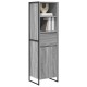 Sonata H Шкаф за книги Сив Сонома 43 x 36 x 150.5 см Инженерно дърво