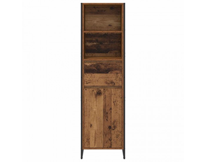 Sonata H Шкаф за книги Старо дърво 43 x 36 x 150.5 см Инженерно дърво