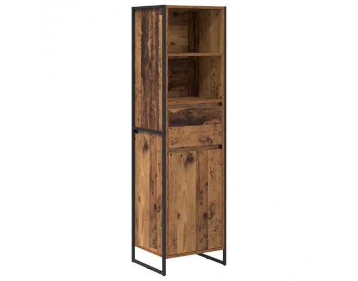 Sonata H Шкаф за книги Старо дърво 43 x 36 x 150.5 см Инженерно дърво