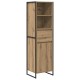 Sonata H Шкаф за книги Дъб Артизан 43 x 36 x 150.5 см Инженерно дърво