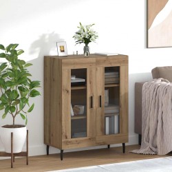 Sonata H Служебен шкаф Дъб 69,5 x 34 x 90 см Инженерно дърво - Corpuri, vitrine, biblioteci modulare