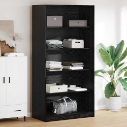 Sonata H Гардероб с рафт Черния дъб 100 x 50 x 200 см Инженерно дърво - Dulapuri
