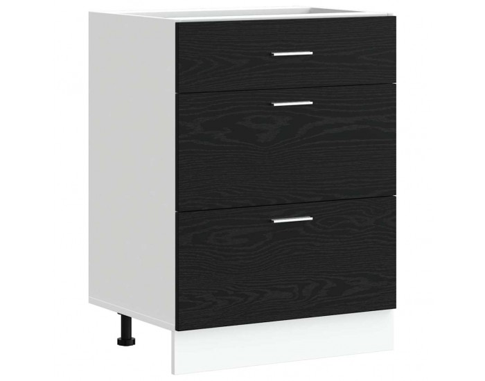 Sonata H Кухненски базов шкаф Riga Черния дъб 60 x 46 x 81,5 см