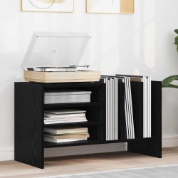 Sonata H Шкаф за грамофонни плочи с рафт Черния дъб 78.5 x 35 x 45 см - Comode TV