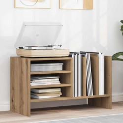 Sonata H Шкаф за грамофонни плочи Дъб 78.5 x 35 x 45 см Инженерно дърво - Comode TV