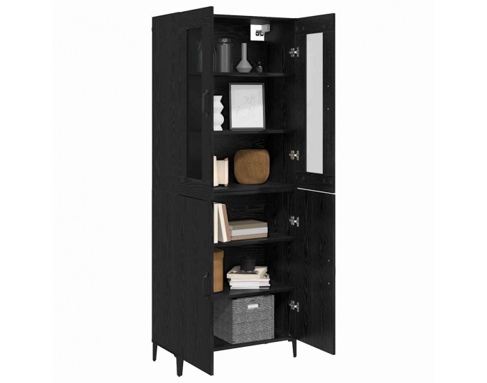 Sonata H Висок шкаф 2 pcs Черния дъб Инженерно дърво