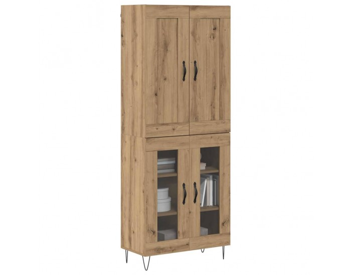 Sonata H Висок шкаф Дъб 69,5 x 34 x 180 см Инженерно дърво