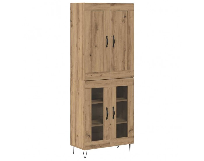 Sonata H Висок шкаф Дъб 69,5 x 34 x 180 см Инженерно дърво