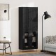 Sonata H Висок шкаф Черния дъб 69,5 x 34 x 180 см Инженерно дърво