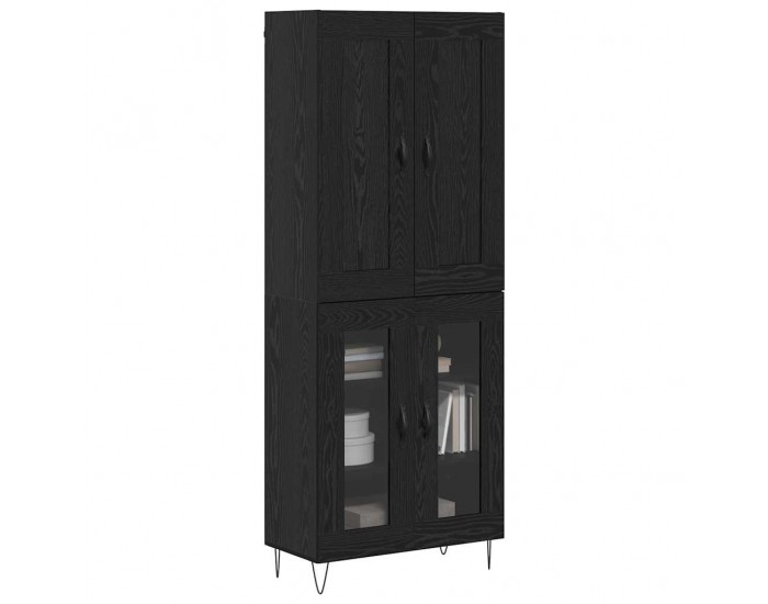 Sonata H Висок шкаф Черния дъб 69,5 x 34 x 180 см Инженерно дърво