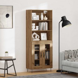 Sonata H Висок шкаф Дъб 69,5 x 34 x 180 см Инженерно дърво - Corpuri, vitrine, biblioteci modulare