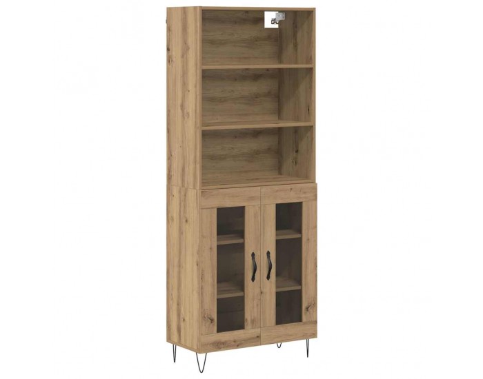Sonata H Висок шкаф Дъб 69,5 x 34 x 180 см Инженерно дърво