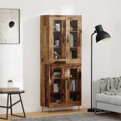 Sonata H Висок шкаф Старо дърво 69,5 x 34 x 180 см Инженерно дърво - Corpuri, vitrine, biblioteci modulare