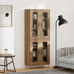 Sonata H Висок шкаф Дъб 69,5 x 34 x 180 см Инженерно дърво - Corpuri, vitrine, biblioteci modulare