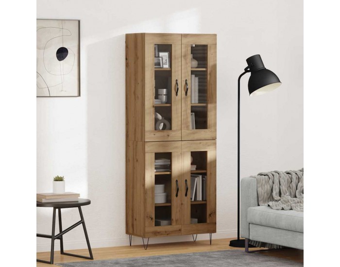 Sonata H Висок шкаф Дъб 69,5 x 34 x 180 см Инженерно дърво