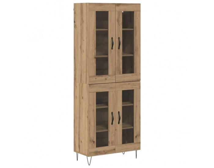 Sonata H Висок шкаф Дъб 69,5 x 34 x 180 см Инженерно дърво