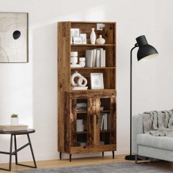 Sonata H Висок шкаф Старо дърво 69,5 x 34 x 180 см - Corpuri, vitrine, biblioteci modulare