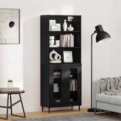Sonata H Висок шкаф Черния дъб 69,5 x 34 x 180 см - Corpuri, vitrine, biblioteci modulare