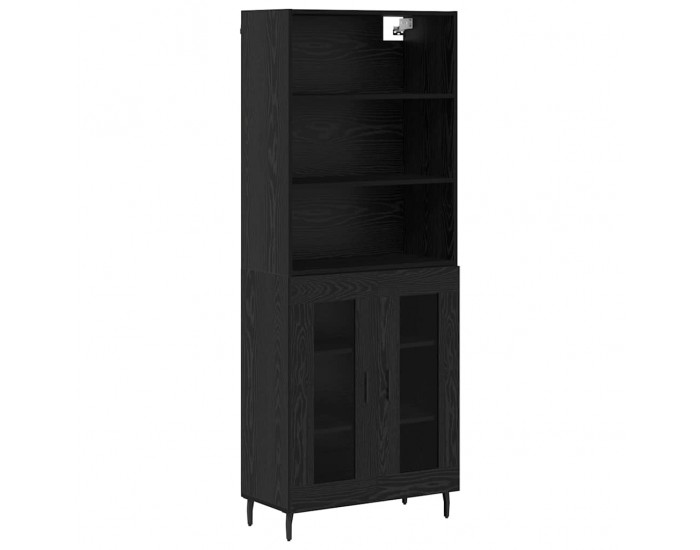 Sonata H Висок шкаф Черния дъб 69,5 x 34 x 180 см