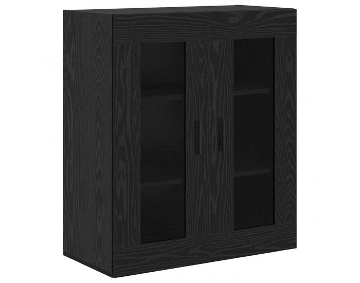 Sonata H Висок шкаф 2 pcs Черния дъб Инженерна дървесина и стъкло