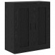 Sonata H Висок шкаф 2 pcs Черния дъб Инженерна дървесина и стъкло