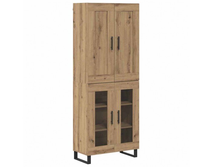 Sonata H Висок шкаф Дъб 69,5 x 34 x 180 см Инженерно дърво