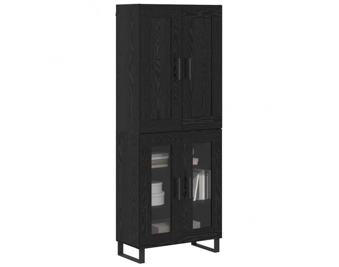 Sonata H Висок шкаф Черния дъб 69,5 x 34 x 180 см Инженерно дърво