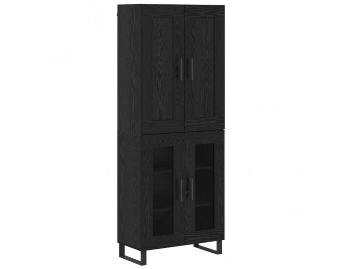 Sonata H Висок шкаф Черния дъб 69,5 x 34 x 180 см Инженерно дърво
