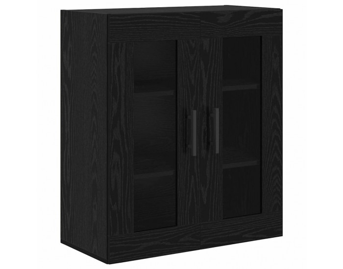 Sonata H Висок шкаф 2 pcs Черния дъб Инженерна дървесина и стъкло