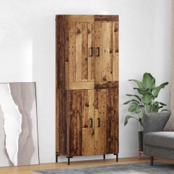 Sonata H Висок шкаф 2 pcs Старо дърво Инженерно дърво - Living